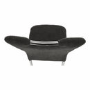 Étkezőszék, szürkésbarna szövet/króm, OLIVA NEW