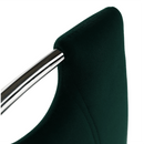 Étkezőszék, smaragd Velvet szövet/króm, OLIVA NEW
