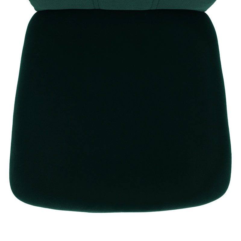 Étkezőszék, smaragd Velvet szövet/króm, OLIVA NEW