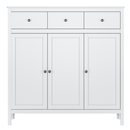 Komód 3D3S, fehér, OLJE