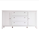 Komód 2D3S, fehér, OLJE