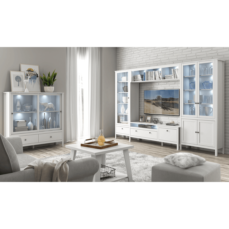 Vitrin 2D2W, fehér, OLJE