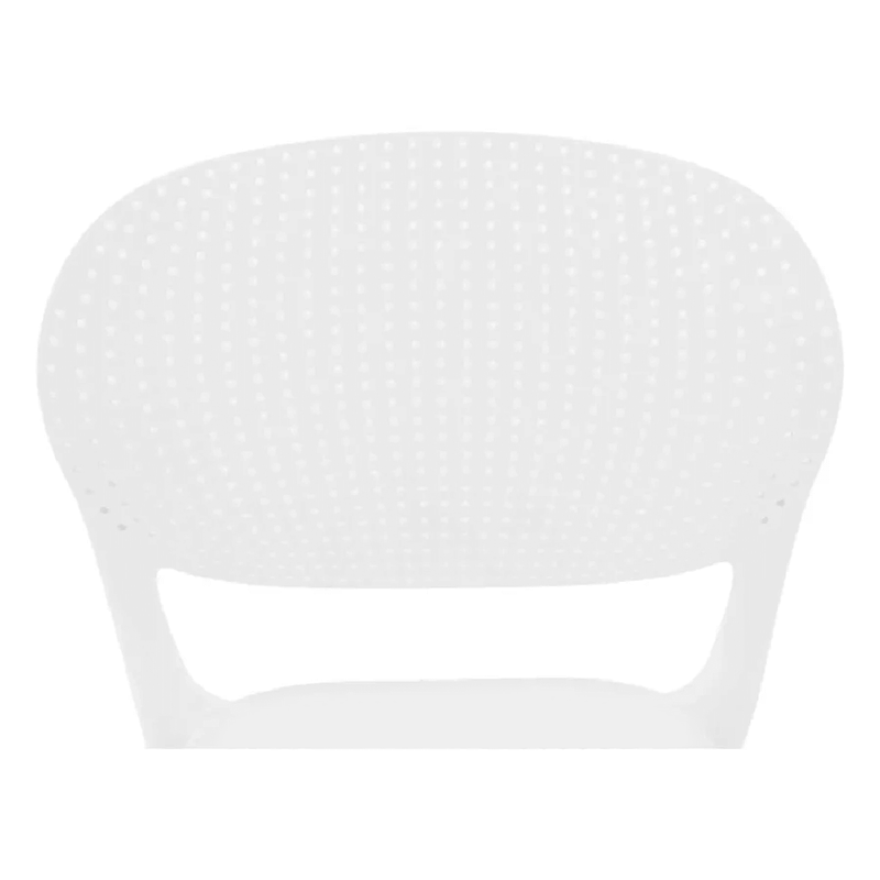 Rakásolható szék, fehér, FEDRA NEW