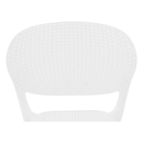 Rakásolható szék, fehér, FEDRA NEW