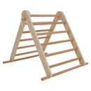 Montessori Pikler-háromszög 3 az 1-ben, természetes/színes, OPRIN