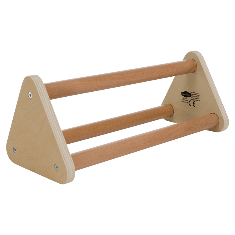 Montessori Pikler-háromszög 3 az 1-ben, természetes/színes, OPRIN