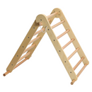 Montessori Pikler-háromszög 3 az 1-ben, természetes/színes, OPRIN