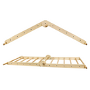 Montessori Pikler-háromszög 3 az 1-ben, természetes/színes, OPRIN