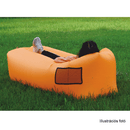 Felfújható babzsák/lazy bag, zöld, LEBAG