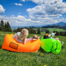 Felfújható babzsák/lazy bag, narancssárga, LEBAG