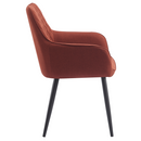 Design fotel, barna/fekete, OSKOR