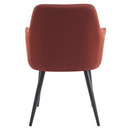 Design fotel, barna/fekete, OSKOR