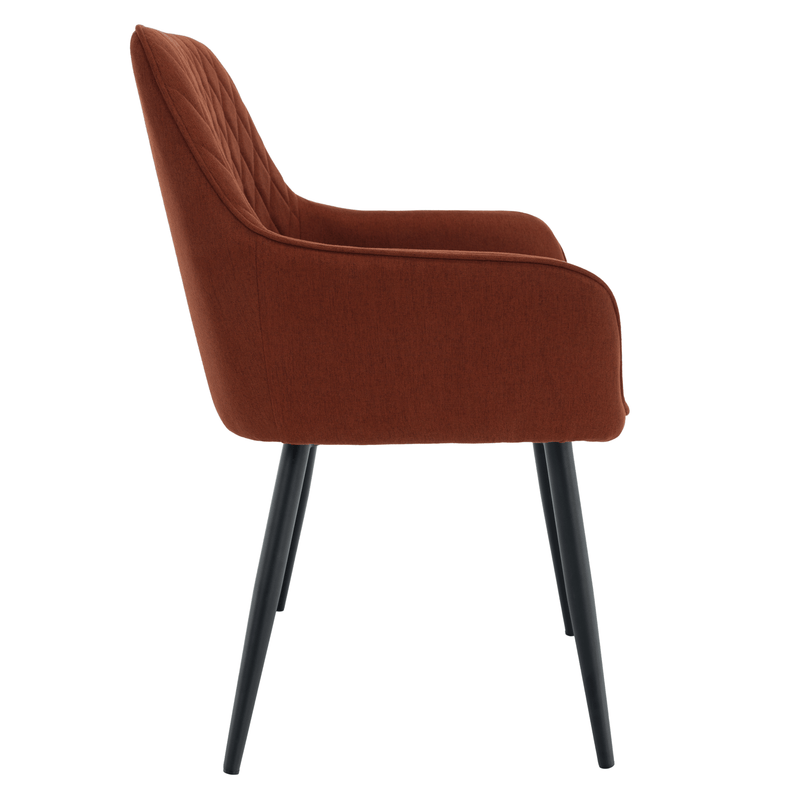 Design fotel, barna/fekete, OSKOR