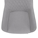 Design fotel, világosszürke/fekete, OSKOR