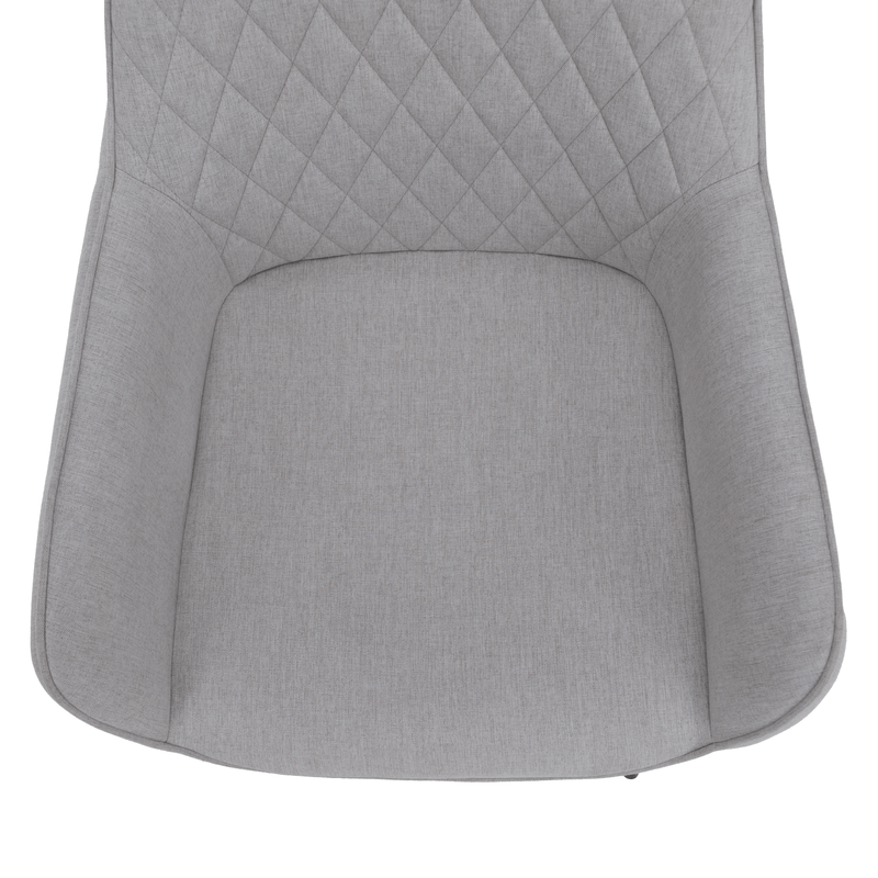 Design fotel, világosszürke/fekete, OSKOR