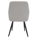 Design fotel, világosszürke/fekete, OSKOR