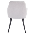 Design fotel, világosszürke/fekete, OSKOR