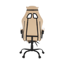 Irodai/gamer fotel, fekete/fehér/bézs, OZGE 2 NEW