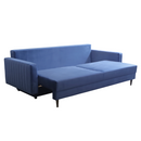 Kihúzható kanapé, kék, PALEM