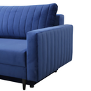 Kihúzható kanapé, kék, PALEM