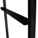 Komód szövet fiókokkal, fekete/sötétszürke, PALMERA TYP 2