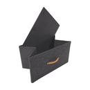 Komód szövet fiókokkal, fekete/sötétszürke, PALMERA TYP 2