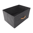 Komód szövet fiókokkal, fekete/sötétszürke, PALMERA TYP 2