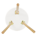 Kisasztal, fehér/természetes, PAMINO