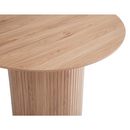 Étkezőasztal, tölgy, átmérő 100 cm, PAOLO