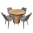 Étkezőasztal, tölgy, átmérő 100 cm, PAOLO