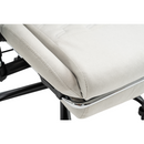 Irodai/gamer szék, fehér/fekete, PAPIBAS