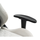 Irodai/gamer szék, fehér/fekete, PAPIBAS