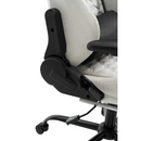 Irodai/gamer szék, fehér/fekete, PAPIBAS