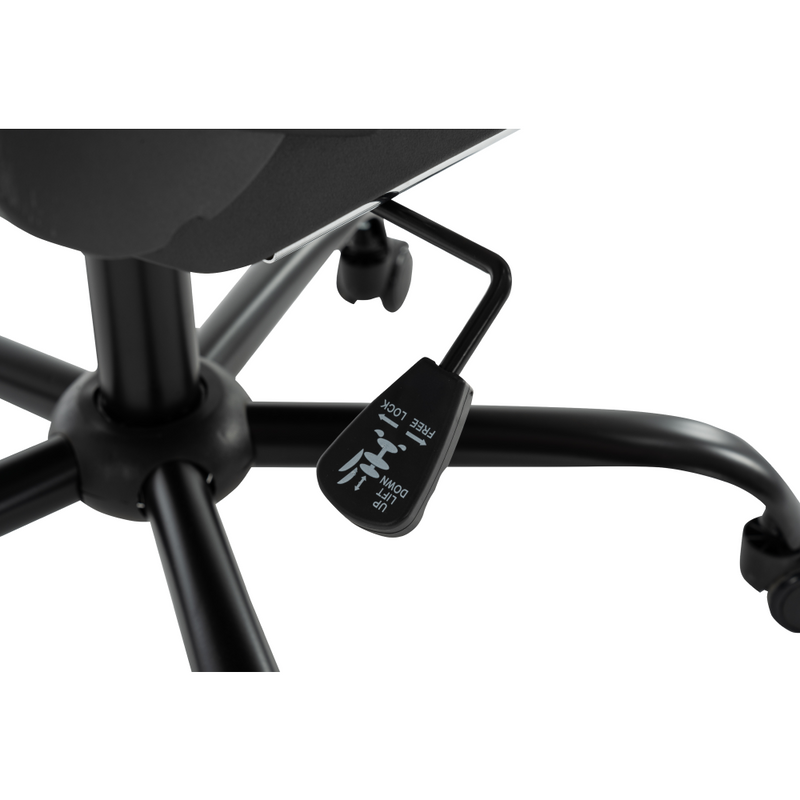 Irodai/gamer szék, fehér/fekete, PAPIBAS