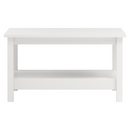 Dohányzóasztal, fehér, PARIS 79667