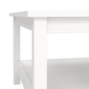 Dohányzóasztal, fehér, PARIS 79667