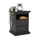 Éjeliszekrény, szürke, PARIS 70302