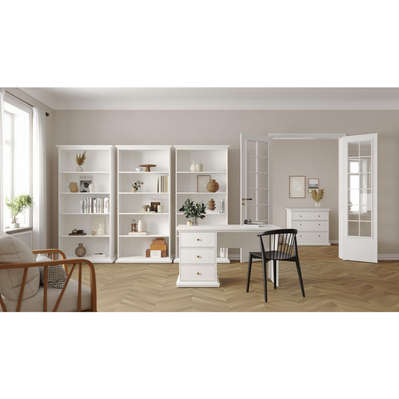 Polcos szekrény, fehér, PARIS 79864