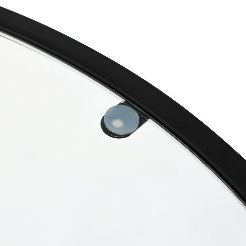 Dohányzóasztal, fekete/üveg/fém, PARLAN