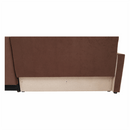 Univerzális ülőgarnitúra, barna/bézs, PAULITA NEW