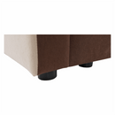 Univerzális ülőgarnitúra, barna/bézs, PAULITA NEW