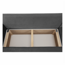 Univerzális ülőgarnitúra, szürke/fekete, PAULITA NEW