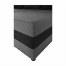 Univerzális ülőgarnitúra, szürke/fekete, PAULITA NEW