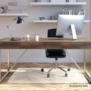 Védőalátét a szék alá, átlátszó, 100x70 cm, 0,8 mm, ELLIE NEW TYP 6