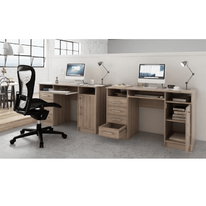 PC asztal, tölgy sonoma, B9 NEW