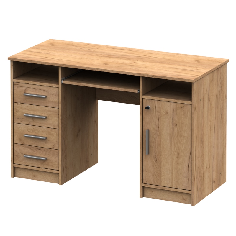 PC asztal, artisan tölgy, B9 NEW