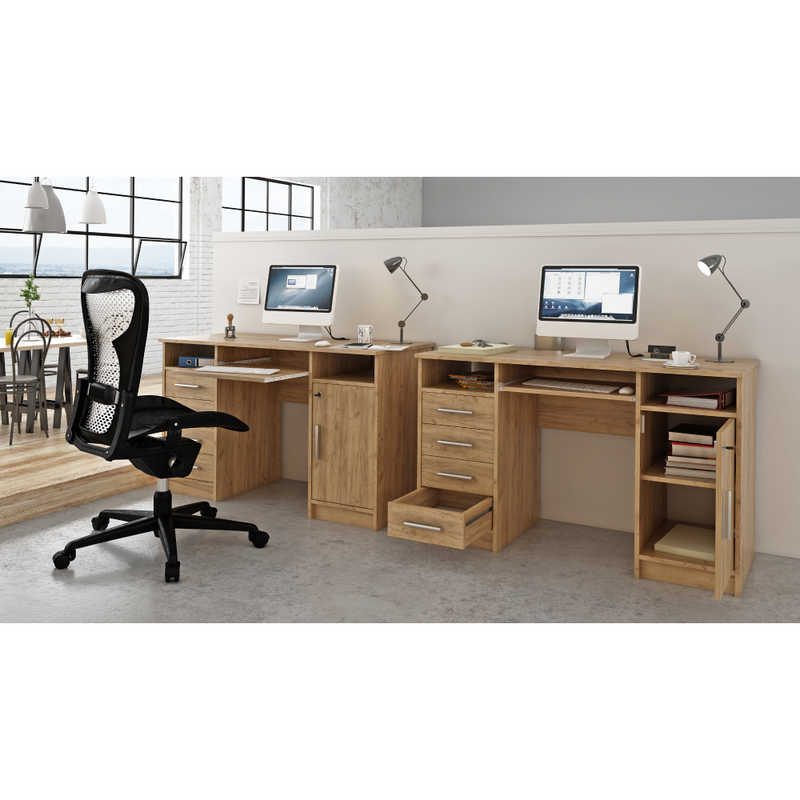 PC asztal, artisan tölgy, B9 NEW