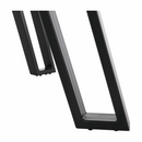 Étkezőasztal, tölgy/fekete, 140x83 cm, PEDAL