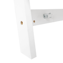 Kinyitható gyerekágy agý, fehér, masszív, PEDREZA