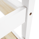 Kinyitható gyerekágy agý, fehér, masszív, PEDREZA